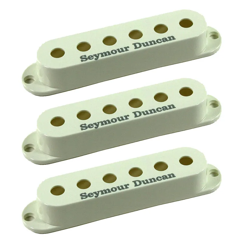 Premium Seymour Duncan S-Cover Parchment Replacement Cover 3-Pack with Logo