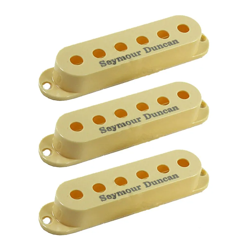 Budget Seymour Duncan S-Cover Cream Replacement Cover 3-Pack with Logo