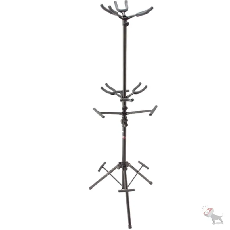 Stagg SG-A600BK 6-Guitar Hanging Tree Stand Black Seasonal Sale
