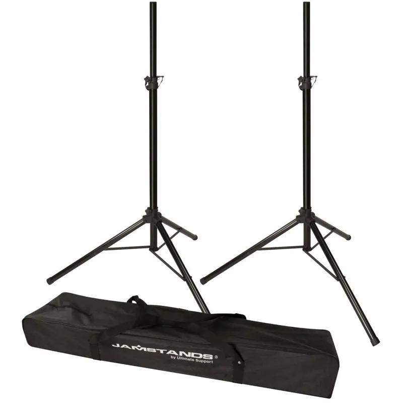 Weekend Sale Ultimate Support JS-TS50-2 Pair of Tripod Speaker Stand with Carrying Bag