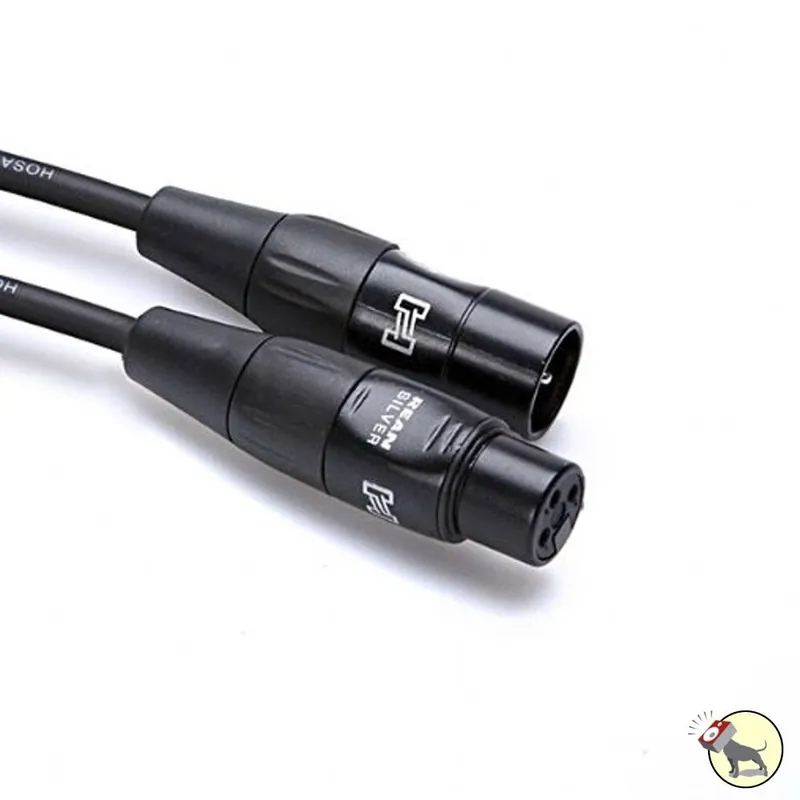 Limited Time Hosa HMIC-050 Pro Microphone Cable, REAN XLR3F to XLR3M, 50 ft