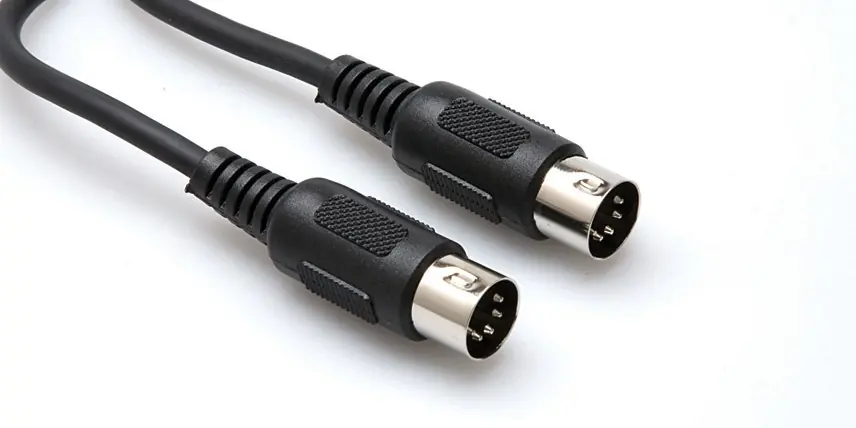 Sale Hosa 4 pack of MIDI Cable, 5-pin DIN to Same, 20 ft MID-320BK MID 320BK Black