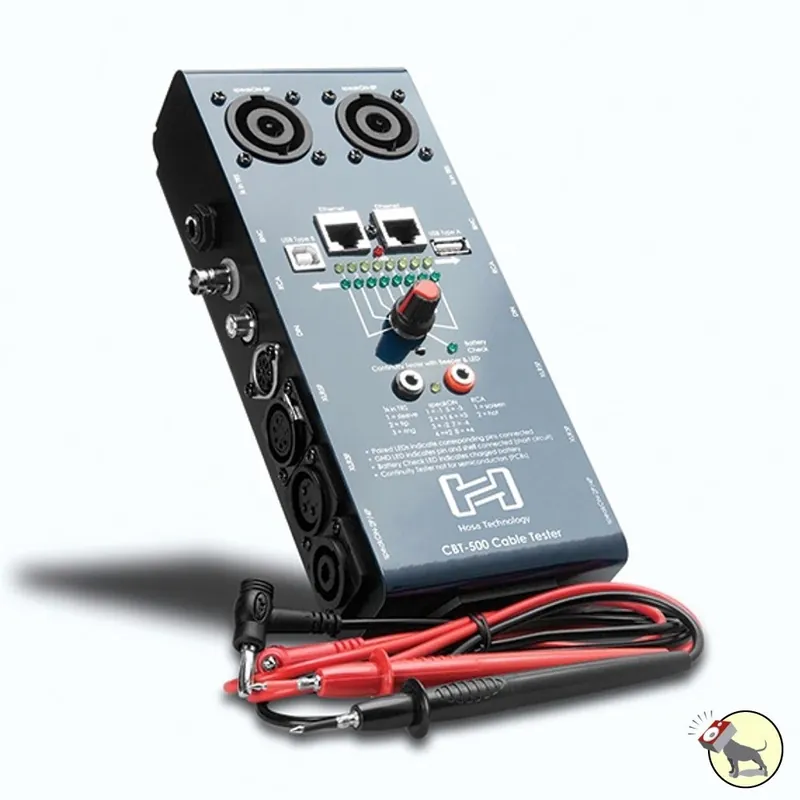 Fan Favorite Hosa CBT-500 Cable Tester, Includes Battery and Probes