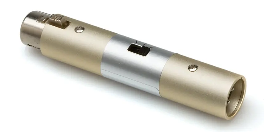 Hosa ATT448 Input Microphone Attenuator, XLR3F to XLR3M ATT-448 Money Back Guarantee