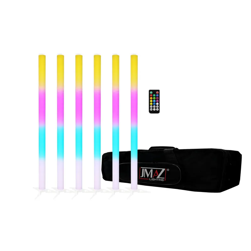JMAZ JZ2006 6-Pack Galaxy Tube 36-Inch Color Changing Battery-Powered LED Light w/ Bag Trusted Brand