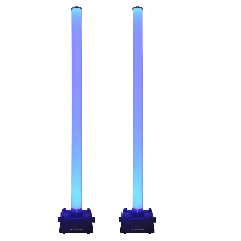 JMAZ Lighting MAD PAR SABER 2PK 360-Degree Tube Round Acrylic Illumination Tower Hot Deal
