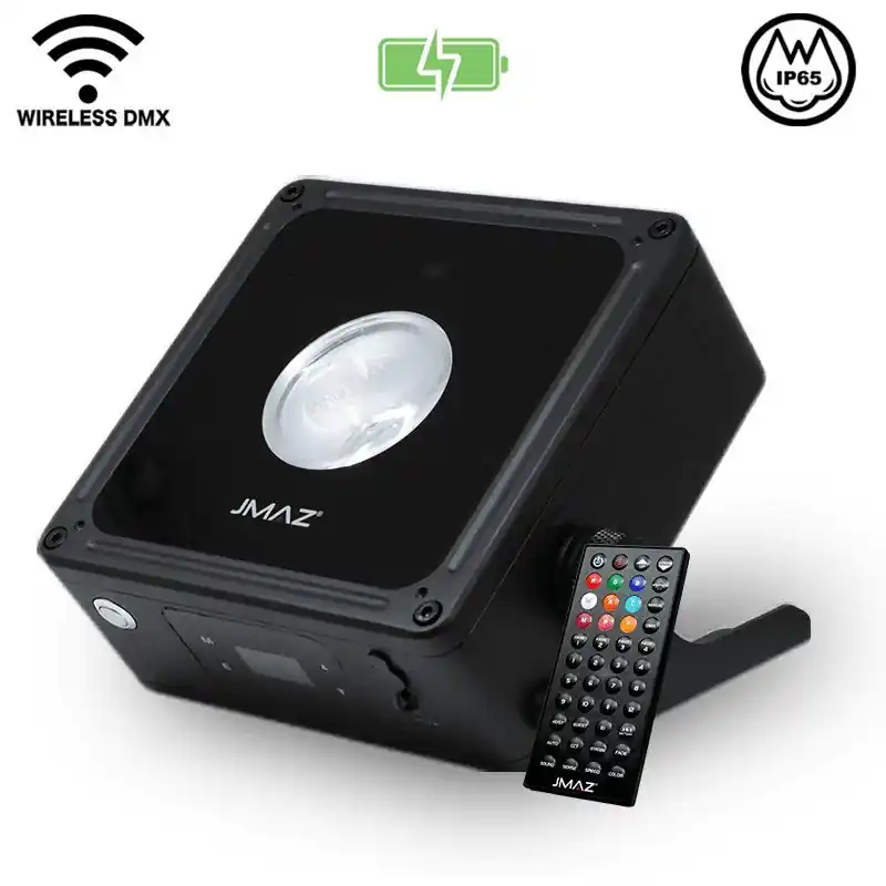 JMAZ Lighting MAD PAR PUCK 20W RGBAL+C LED Battery-Powered IP65 Outdoor Uplight Last Chance