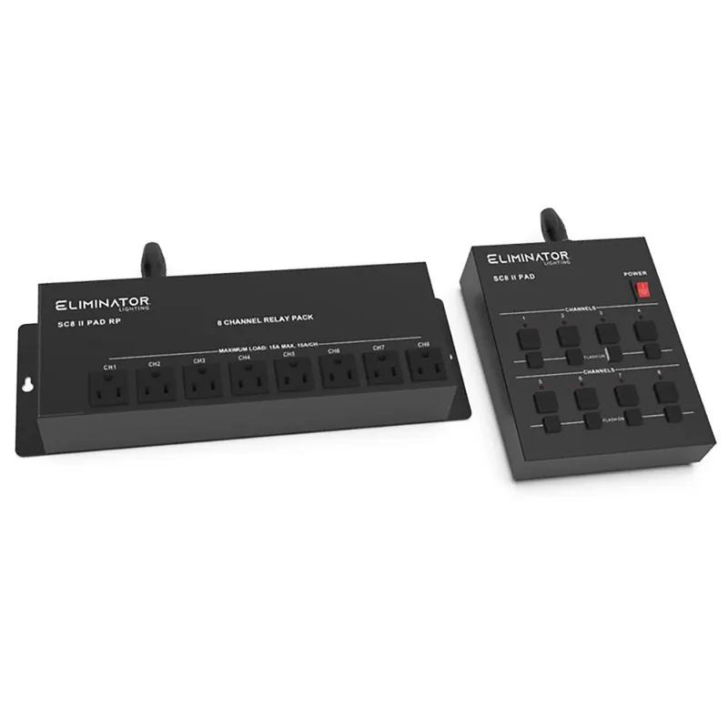 Eliminator Lighting SC8200 SC8 II Pad System 8-Channel Analog On/Off Controller Fast Shipping