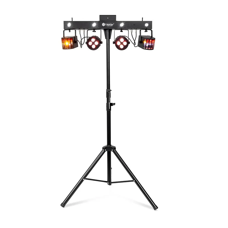 ColorKey CKU-3070 PartyBar Mobile 250 All-in-One Wireless Battery-Powered Lighting Package Best Seller