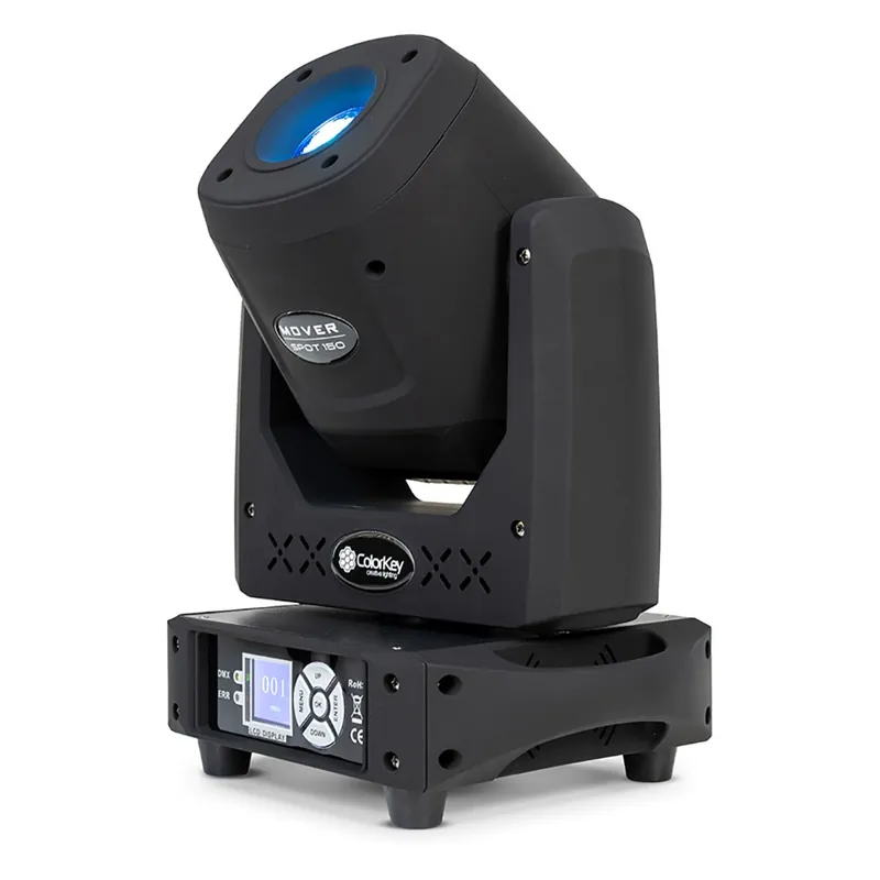 Direct From Manufacturer ColorKey CKU-5052 Mover Spot 150 90-Watt White LED Moving Head Fixture