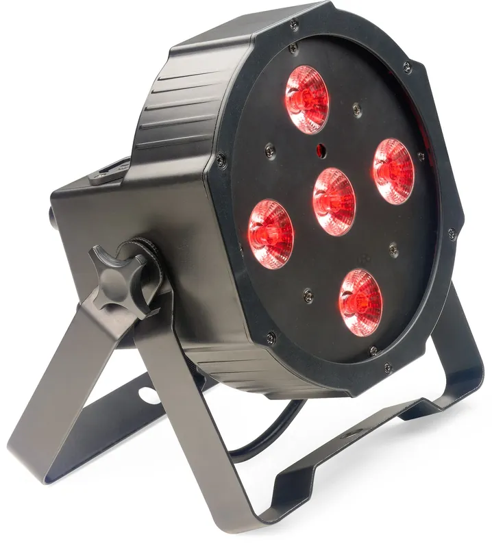 Direct From Factory Stagg SLI-ECOPAR2-1 Flat LED Par 5x 8W RGBW (4 in 1) LED