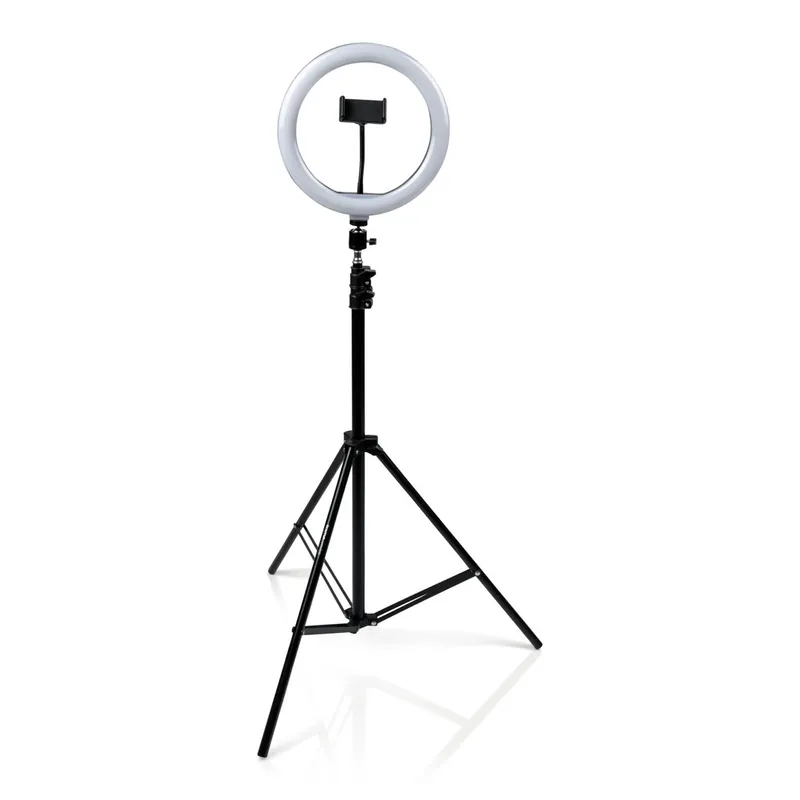 Gator GFW-RINGLIGHTTRIPD Ring Light Tripod Stand W/ Phone Clamp for Podcasting Buy Direct