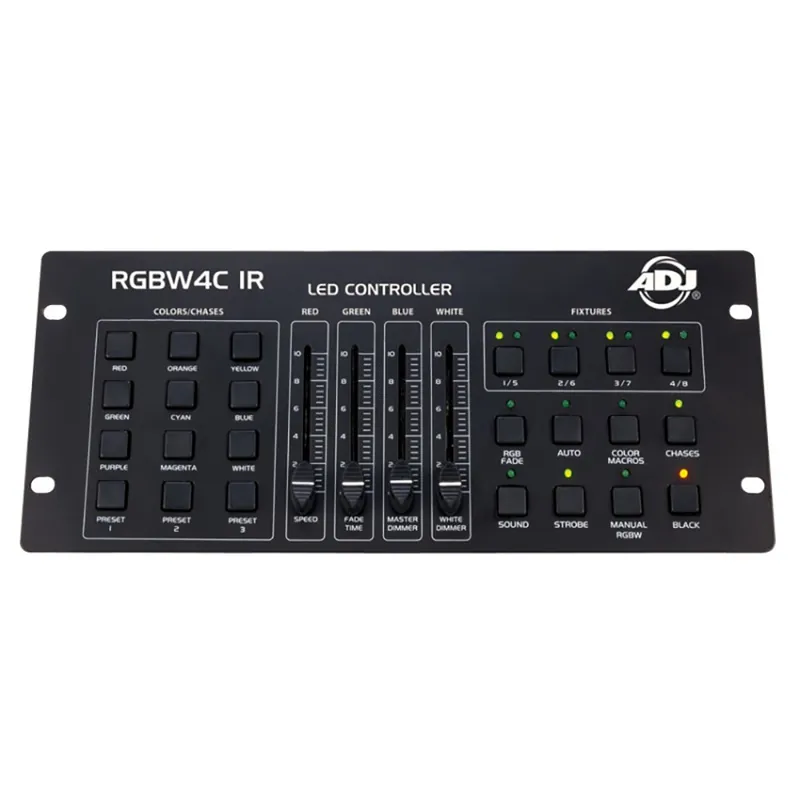 American DJ RGBW4C-IR 32-Channel DMX Controller for RGB, RGBW, and RGBA LED Fixtures Price Drop