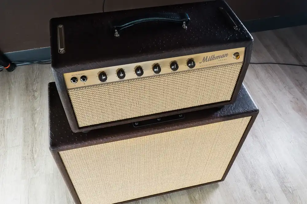 Milkman Sound 5W Half Pint Amp Head (Ostrich) and 2x12Celestion Ceramic Cream/Jupiter Ceramic Cabinet (Ostrich) Budget