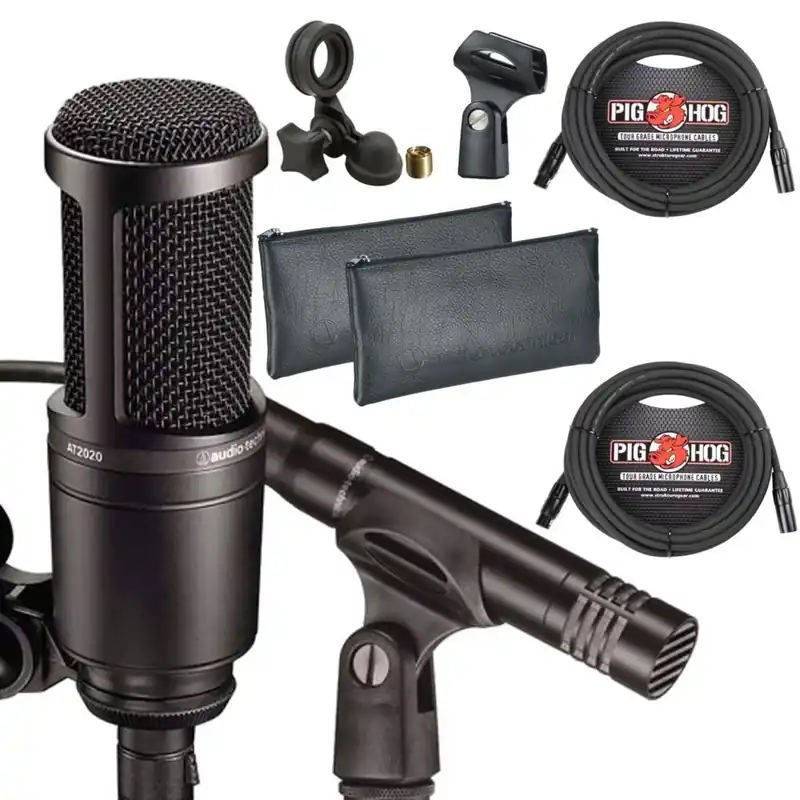 Money Back Guarantee Audio Technica AT2041SP Vocal Instrument Microphone Studio Pack with Cables