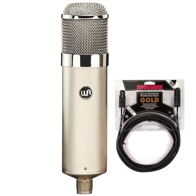 Weekend Sale Warm Audio WA-47 Large-Diaphragm Tube Condenser Microphone with 15ft Mogami Gold Studio XLR Cable