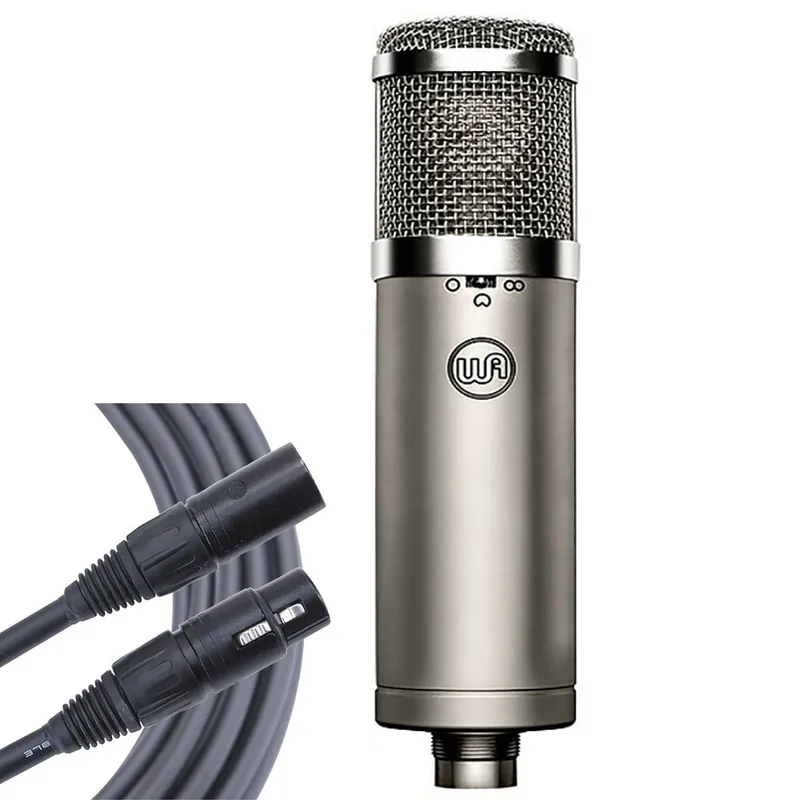 Clearance Warm Audio WA-47jr FET Condenser Microphone with 6ft Mogami Gold Studio XLR Cable