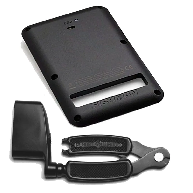 Fishman Fluence Battery Pack for Strat-Black with Planet Wave DP0002B Pro Winder Worldwide Shipping