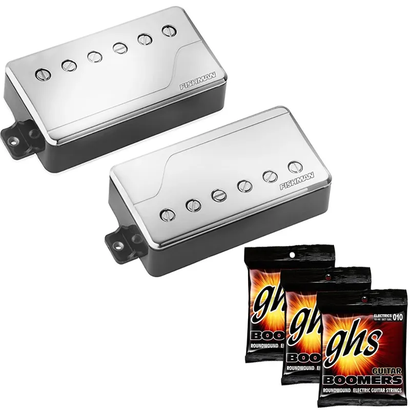 Fishman Fluence Classic Humbucker Set (Nickel) with GHS Strings One Day Deal