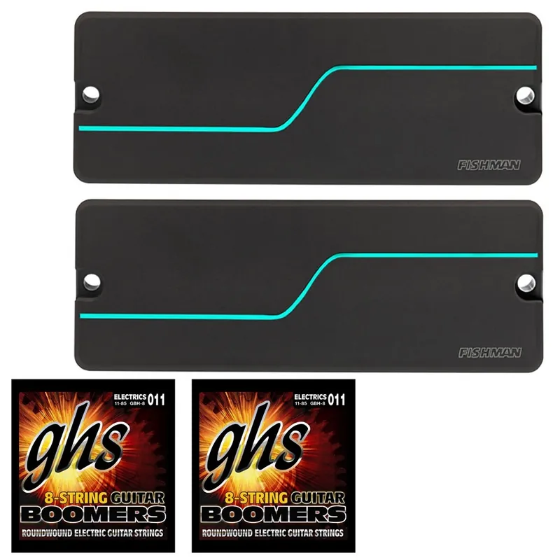 Fishman Fluence Stephen Carpenter 8-String Humbucker Set with GHS Strings Genuine