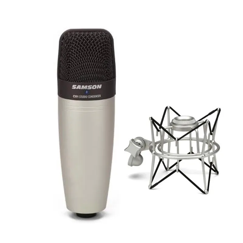 Samson C01 Condenser Microphone with Spider Shockmount Price Cut