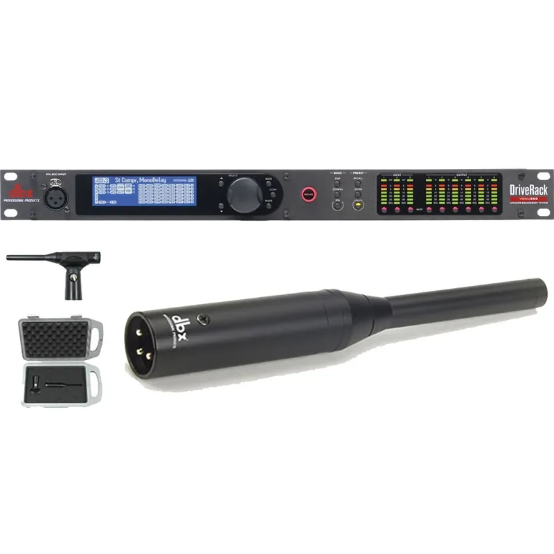 dbx DriveRack VENU360 Loudspeaker Management System with RTA-M Reference Microphone New Release