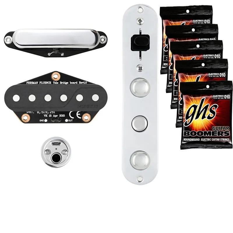 Grab Now Fishman Fluence Greg KochGristle-ToneTelecaster Pickup Set with GHS Strings