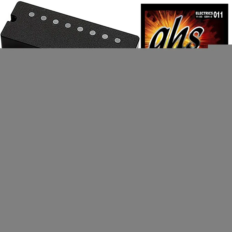 EMG 57-8 and 66-8 Active Soapbar Pickup Set (Black) with 3-Pack of GHS Heavy Strings (11-85) Place Order