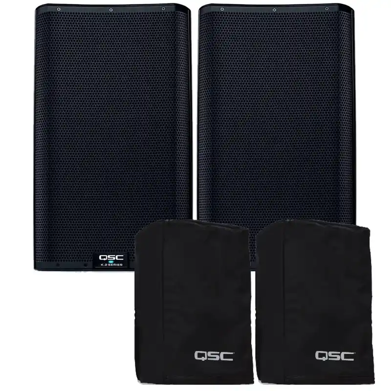 Shop Now QSC K12.2 - K.2 Series Active 12Loudspeaker Pair with Covers