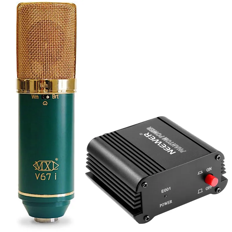 MXL V67i Microphone with 48V Phantom Power Power Supply, and Cable Exclusive Offer