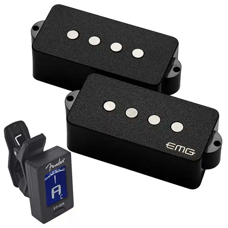EMG Geezer Butler Signature P Bass Pickup Set Black with Free Tuner Crafted