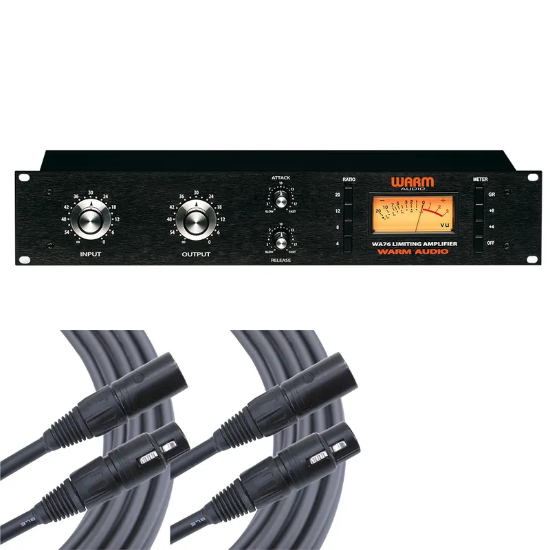 Next Day Delivery Warm Audio WA76 Discrete FET Compressor with Mogami I/O Cables