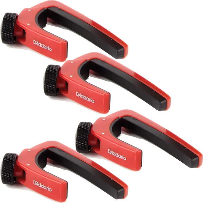4-Pack Planet Waves PW-CP-07 NS Capo Light Red Cheap
