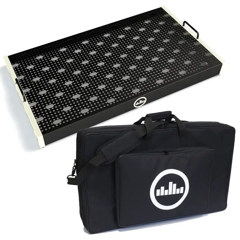 Temple Audio Design TRIO 28 Vintage White Pedalboard with Soft Case Genuine