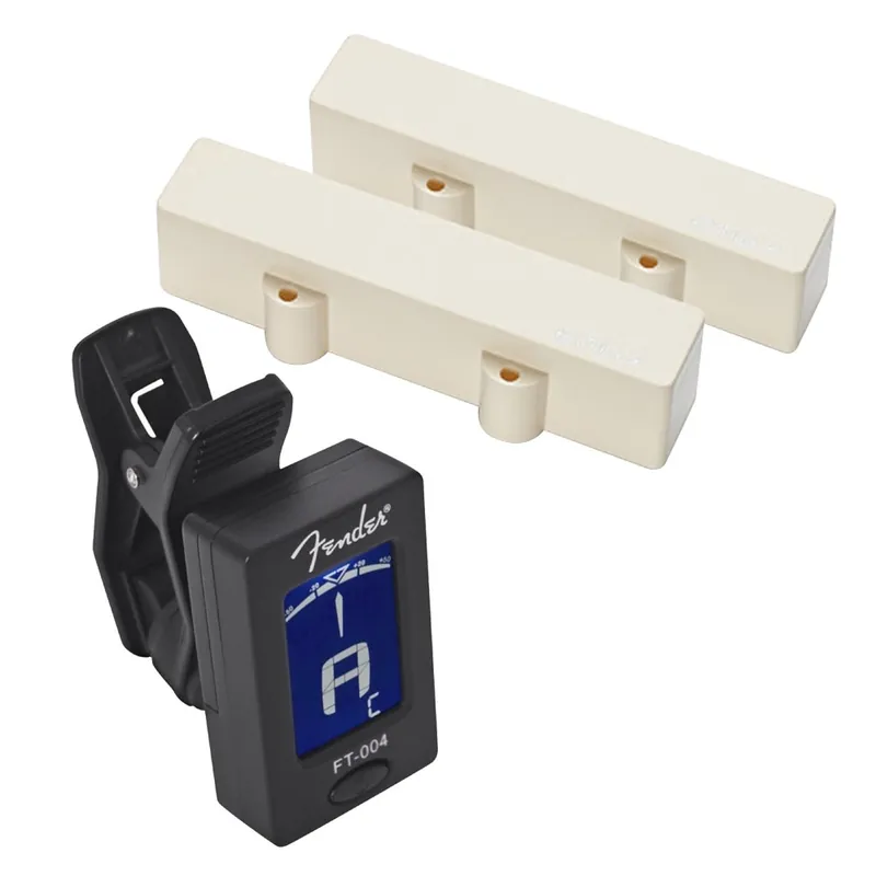Next Day Delivery EMG J5 Set Active 5-String Jazz Bass Pickup Set (Ivory) with FREE Fender Tuner