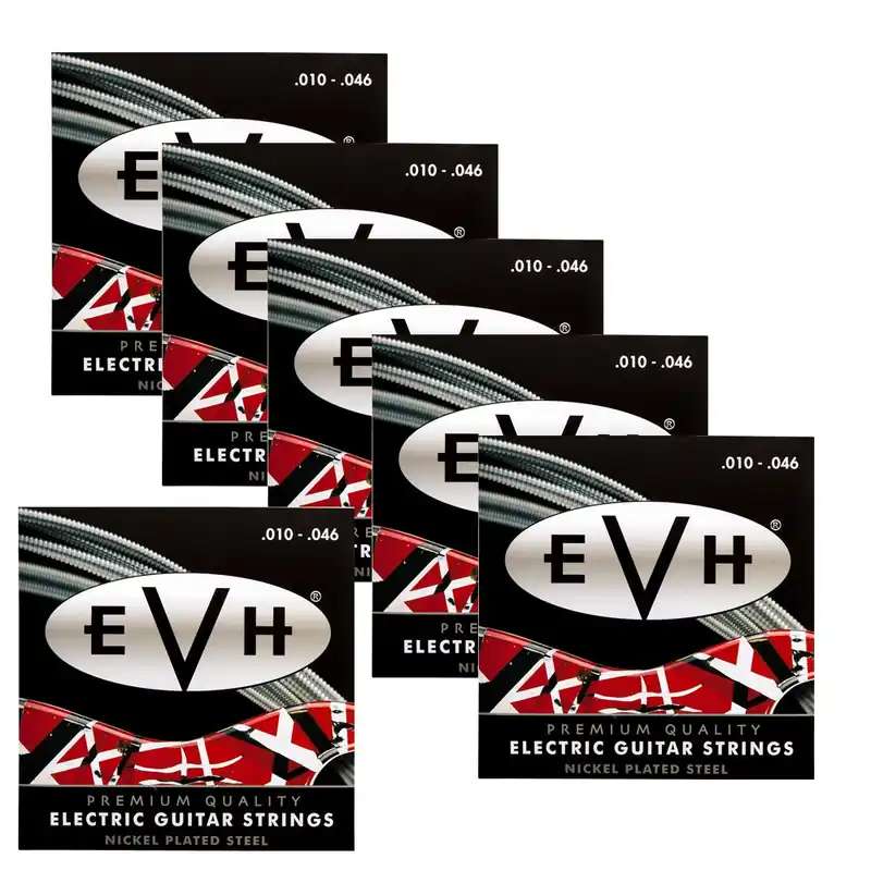 6-Pack of EVH 1046 Eddie Van Halen Premium Electric Guitar Strings (10-46) Brand New