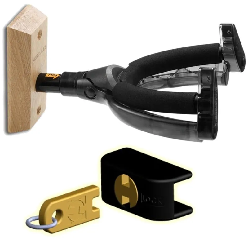Hercules Stands GSP29WB Autogrip Universal Instrument Hanger with HA101 Auto Grip System Lock Direct From Manufacturer