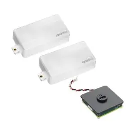 Fishman Fluence Modern Humbucker Set White Plastic PRF-MHB-SW2 + Rechargeable Battery Pack Free Delivery