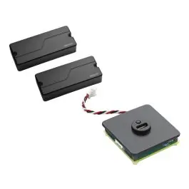 Fishman Fluence Modern Humbucker 7-String Set - Black Plastic + Rechargeable Battery Pack Seasonal Sale