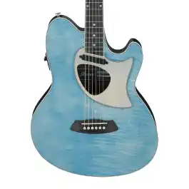 Seasonal Sale Ibanez TCM50FMODB Talman A/E Guitar - Open Pore Blue Denim