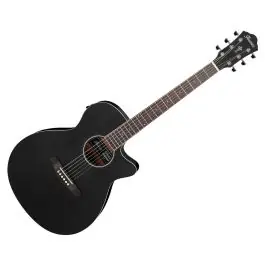 Ibanez AEG7MHWK Acoustic Electric Guitar Weatherd Black Open Pore Hot Deal
