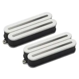 Markdown Fishman Fluence Open Core Modern 8-Str Humbucker Set White w/Black Nickel Blades