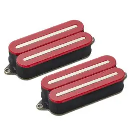 Best Choice Fishman Fluence Open Core Modern 7-Str Humbucker Set - Red w/Nickel Blades