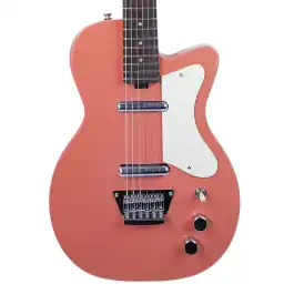 Same Day Shipping Silvertone 1303 CRL Single Cutaway Electric Guitar - Key West Coral - Open Box