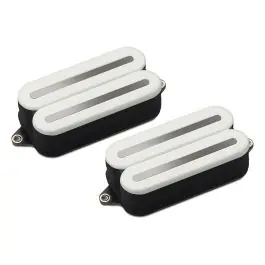 Fishman Fluence Open Core Modern Humbucker Set - White w/Black Nickel Blades Today Only