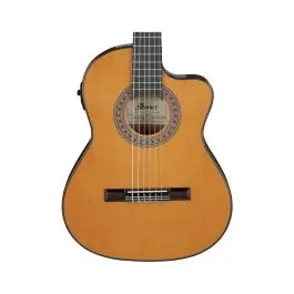 Grab Now Ibanez GA5TCE3Q Classical A/E Guitar - Amber High Gloss
