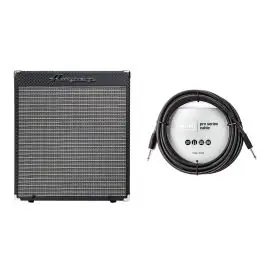 Ampeg Rocket Bass RB-110 1x10" Bass Combo Amplifier + MXR 20' Instrument Cable One Day Deal