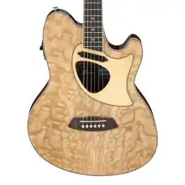 Next Day Delivery Ibanez TCM50 Talman Double Cutaway A/E Guitar - Natural High Gloss