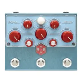 Best Choice Beetronics FX Royal Jelly Fuzz/OD Pedal Limited Edition - Babee Blue