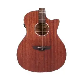 Seasonal Sale D'Angelico Premier Gramercy LS A/E Guitar - Mahogany Satin